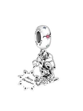 New Pandora Bambi and Thumper Merry Christmas Charm